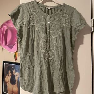 Sage Green Lucky Brand Top